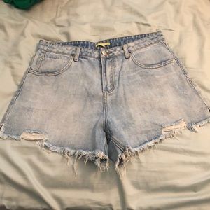 GIANNI BINI JEAN SHORTS